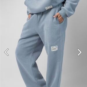 Comfrt Affirmation Collection Sweatpants Loungepants  Slate Fleece Pants